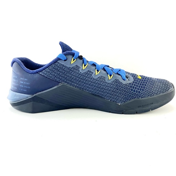 Men's Nike Metcon 5 By You ID (CJ5613-991) Blue Athletic Sneakers Size 8 EUC - Picture 3 of 15